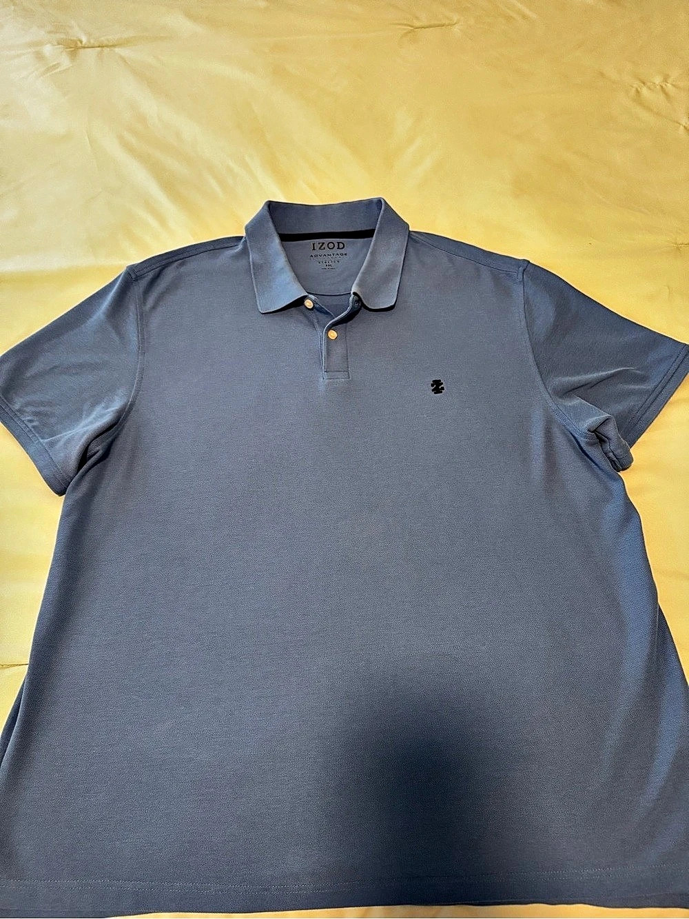 IZOD Advantage Performance Polo Blue Mens 2XL